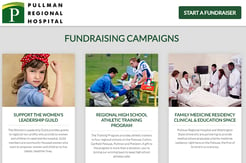 Pullman Regional Hospital Launches New Online Fundraising Tool