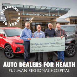 Auto Dealers for Health Celebrates Ten Years and $250,000 in Giving to Pullman Regional Hospital
