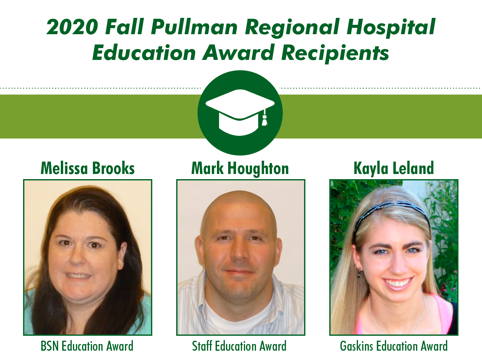 Pullman Regional Hospital Foundation Announces $6,000 in Education Awards